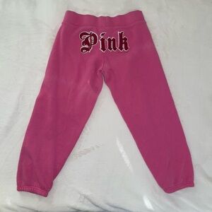 Pink sweatpants